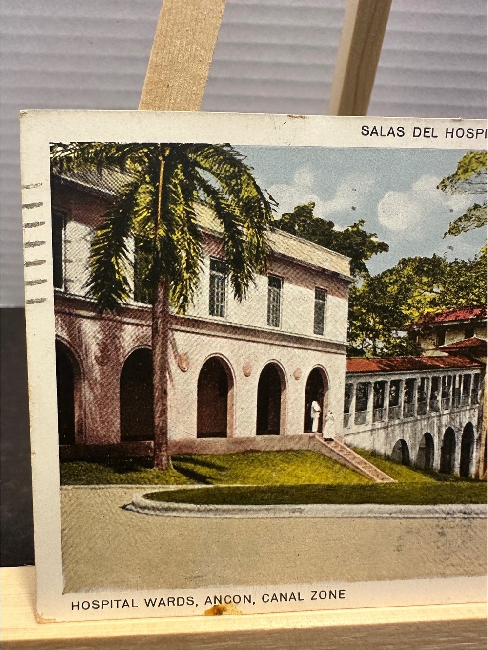 1933 Ancon Hospital Panama Canal Zone vintage postcard Washington stamp - Picture 2 of 6